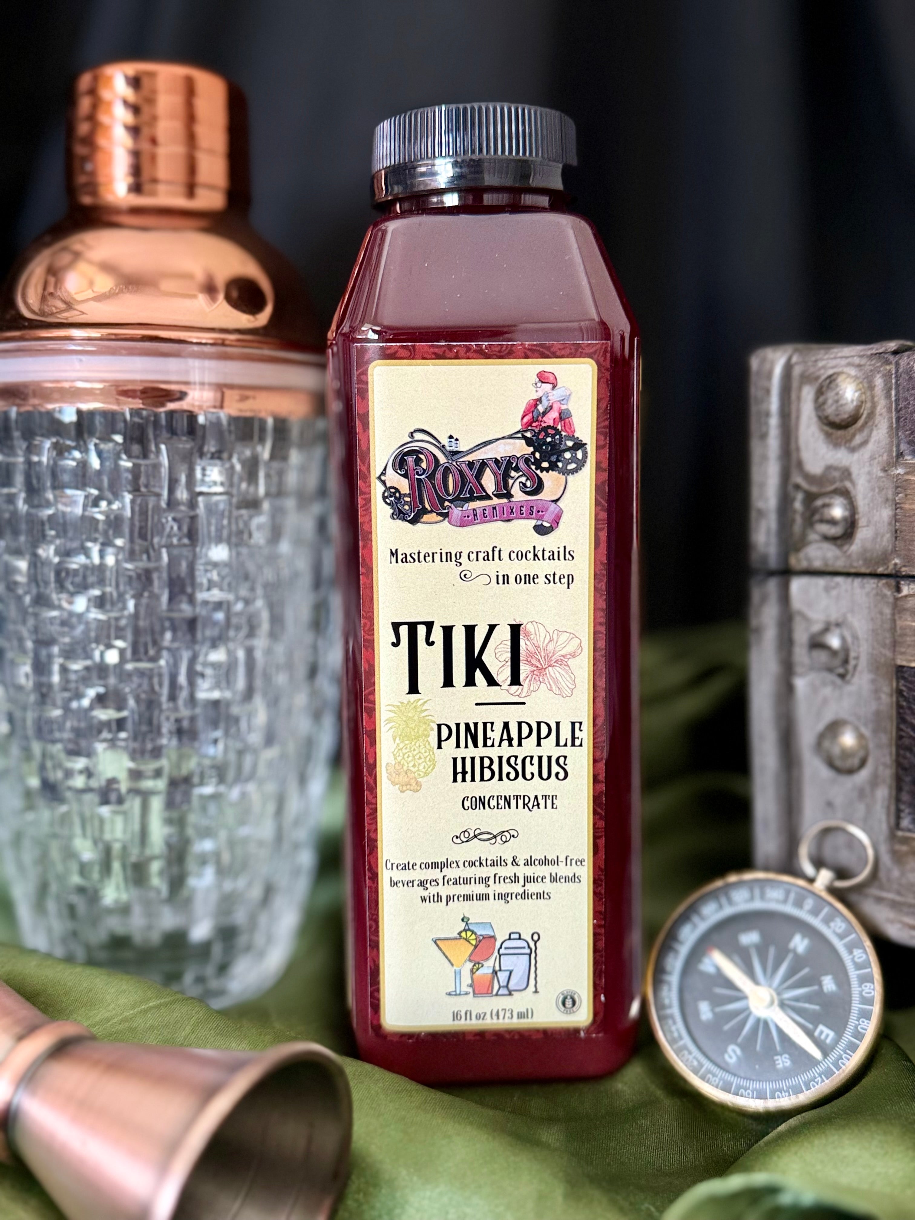 THBT ローズ ポニー Tiki Pineapple Hibiscus Cocktail Concentrate – Roxy's Remixes
