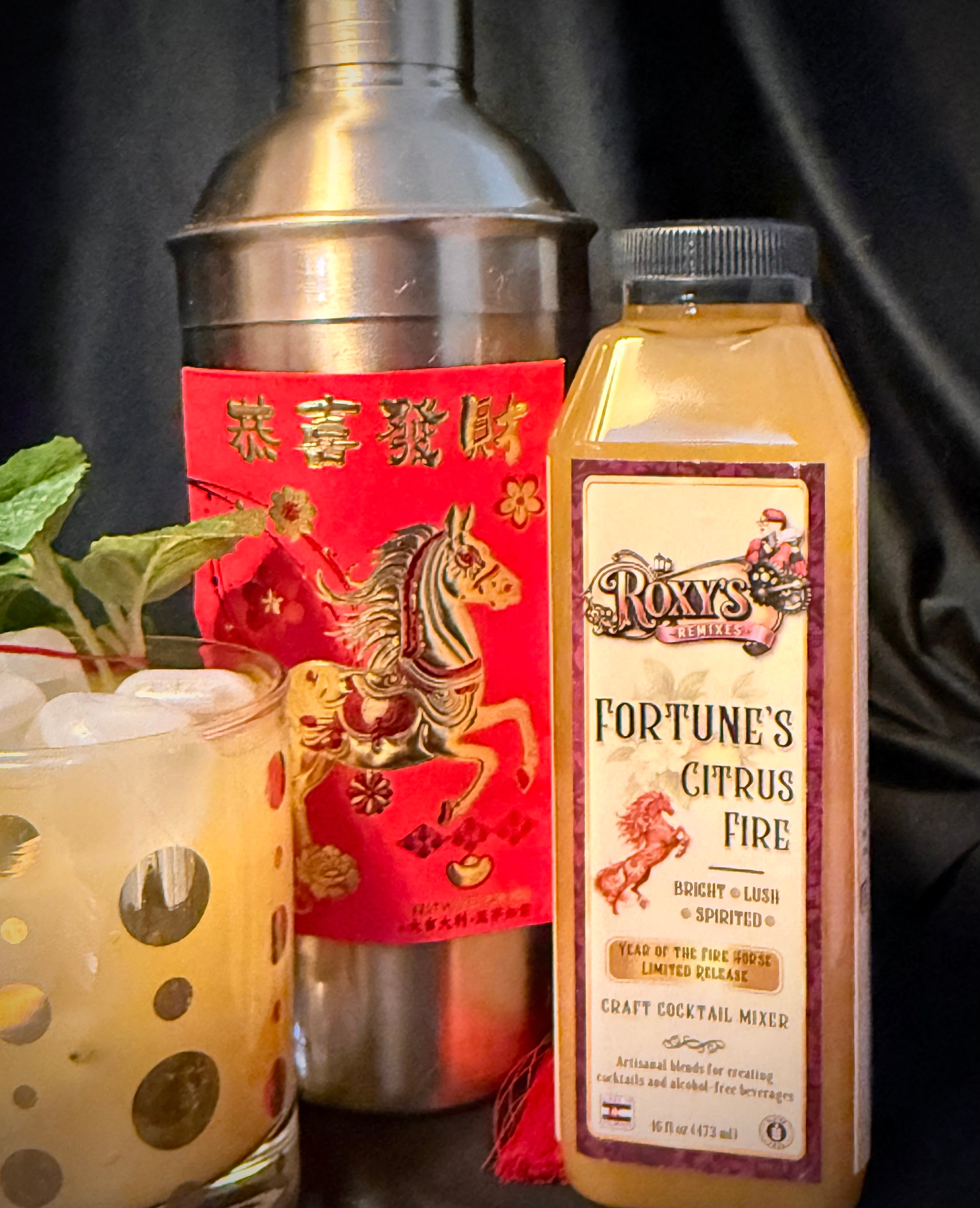 NEW!! - Fortune's Citrus Fire Cocktail Mixer 16 oz – Roxy's Remixes
