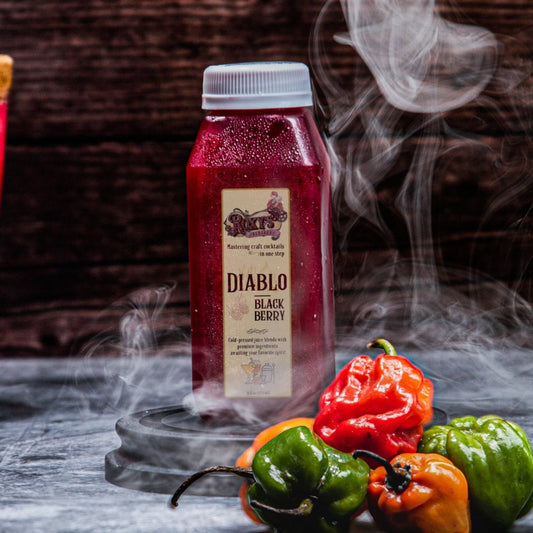 Spicy Diablo Blackberry Habanero Lime Cocktail Concentrate
